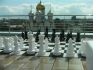 Фото Уличные игры,  уличный боулинг, гигантские уличные шахматы.